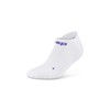 CEP Core Run Ultralight No Show Socks, White, Unisex, XL