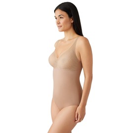 Wacoal Women's Elevated Allure Wirefree Shaping Bodysuit, Roebuck, 38C