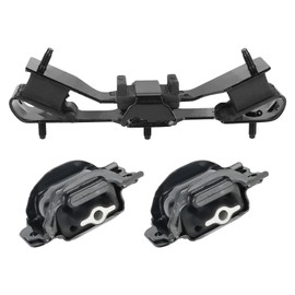 JDMON 3PCS Engine Transmission Mount Replacement for 2006-2008 Dodge Ram 2500 3500 5.9L Compatible with A5410, 3254, A5478, 3376