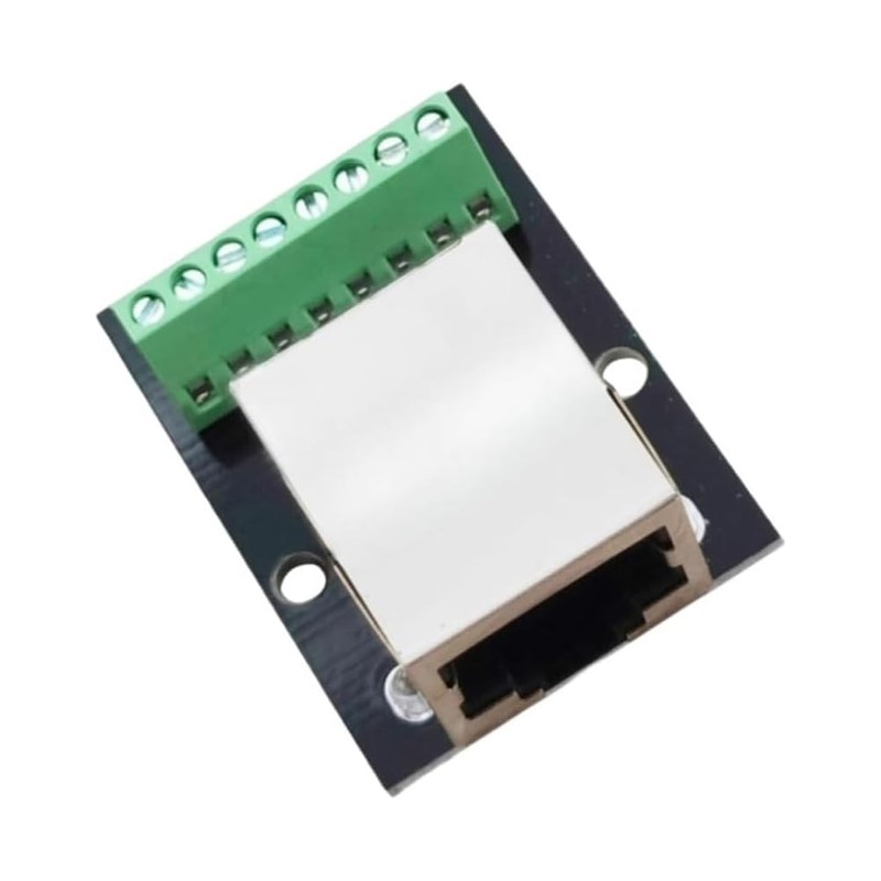 PENGLIN 2pcs RJ45 Ethernet Breakout Board Single Socket Adapter, 2.54