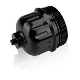 PSLER 134001 Fuel Filter Housing Cap for Chevy Silverado/GMC Sierra 2500HD 3500HD 2017-2024 Duramax 6.6L L5P, Cruze 2014-2015 2.0L Aluminum Billet