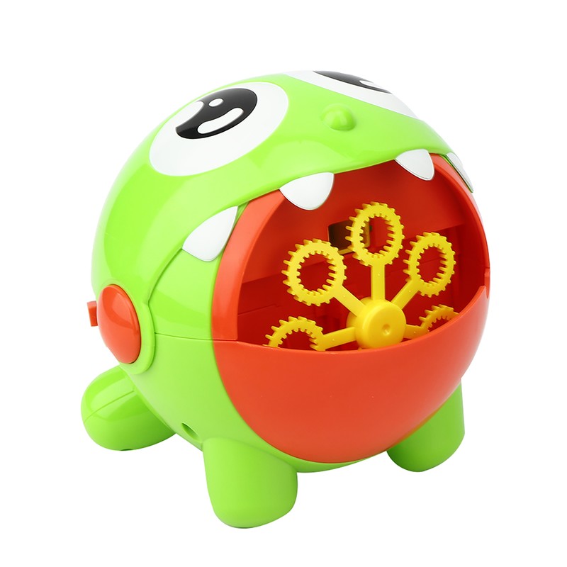 Electric Bubble Blowing Toys Children Rechargeable One Button Operation Bubble