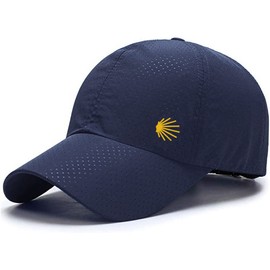 Buen Camino Unisex Cap - For the Camino de Santiago Men and Women - Ultralight, Quick-Drying, Breathable, Small Pack Size, Sun Protection for Hiking, Baseball Cap, Hat, Peaked Cap, navy blue