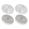 QUARKZMAN 60 mm Aluminium Disc x 4 Pieces Circular Discs