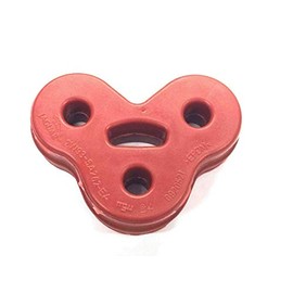 Riloer Universal Car Exhaust Pipe Mounting Bracket Insulator JAGUAR XJ C2C32948 Red