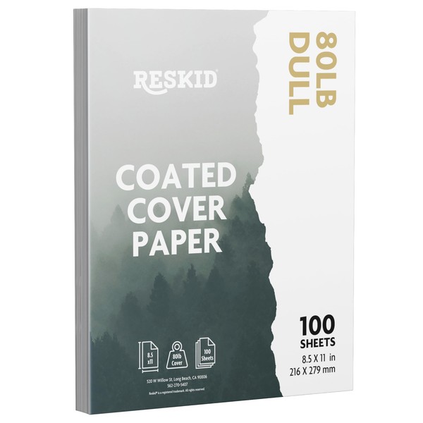 Double-Sided 80lb Dull Cover Digital C2S Paper – Perfect for