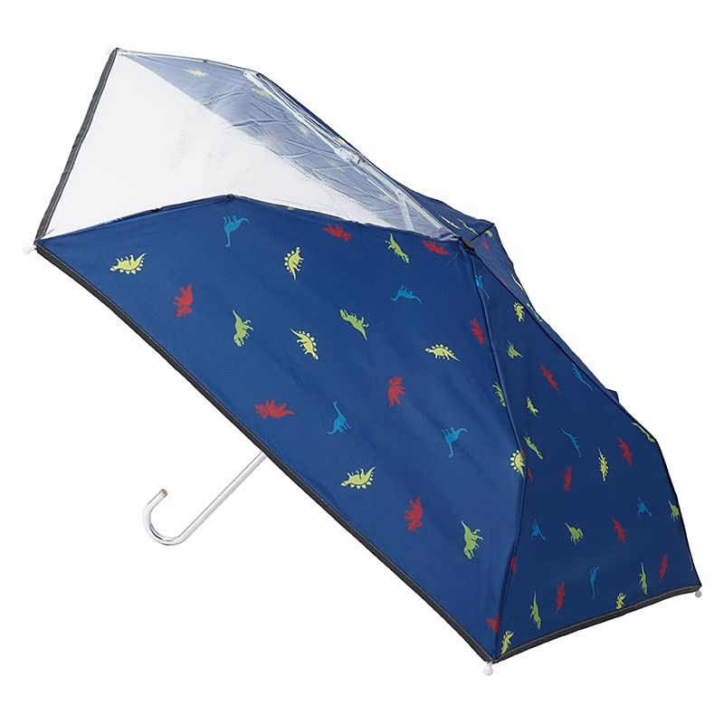 estaa 10271 Boy Folding Umbrella with Transparent Window, Wind Resistant,