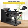 VEVOR Heat Press 6x3.75Inch Curved Element Hat Press Clamshell Design