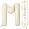 Cream Letter Balloons M