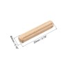 sourcing map Wooden Dowel Pins 36pcs 4x20mm(5/32"x3/4") Fluted Beveled Ends