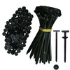 50PCS Nylon Universal Cable Tie Buckle, Heavy Duty Self-Locking Nylon