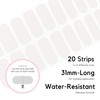 NAILOG Semi Cured Gel Nail Strips (20 Extra Long Polish