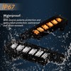 GEEGEETOP FulL LED DRL Lens Front Headlight Side Marker Bumper