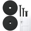 1 Pack Door Knob Hole Cover Plate Matte Deadbolt Cover