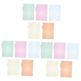 Angoily 30 pcs Plastic Index Dividers Multicolor Binder Tabs Office Organizer Labels Separator for Use