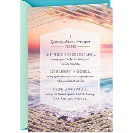 DaySpring Religious Graduation Card (Graduation Prayer) - Style: Graduation Prayer