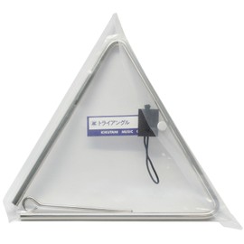 Kikutani T-15 Triangle 5.9 inches (15 cm) with Hitting Rod and Hanging Leather