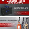 3-H Heavy Duty Magnet Garage Hooks 2 Pack, Extra Large