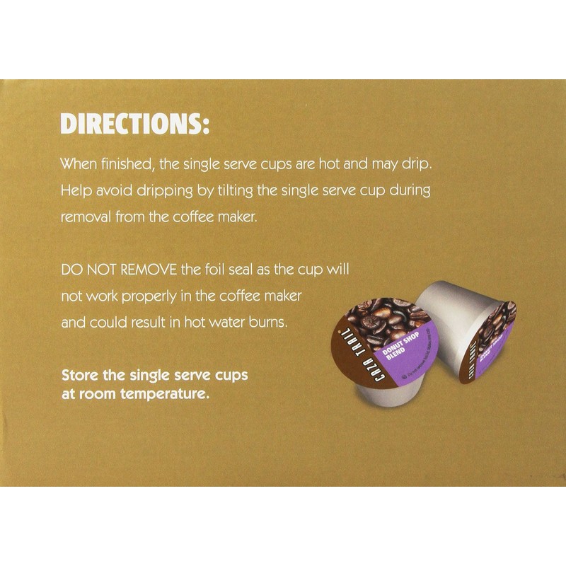 Caza Trail Coffee Pods, Donut Shop Blend, Single Serve 100