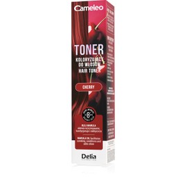 Cameleo - Toner Colorante per Capelli Ciliegia, Toner Lavabile Senza Ammoniaca, Ravviva il Colore e Dona Lucentezza, Con Olio di Marula e Acido Lattico, Fino a 8 Lavaggi, 100 ml