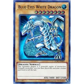 Yu-Gi-Oh! - Blue-Eyes White Dragon (Version 1) - LCKC-EN001 - Ultra Rare - Unlimited Edition - Legendary Collection Kaiba Mega Pack