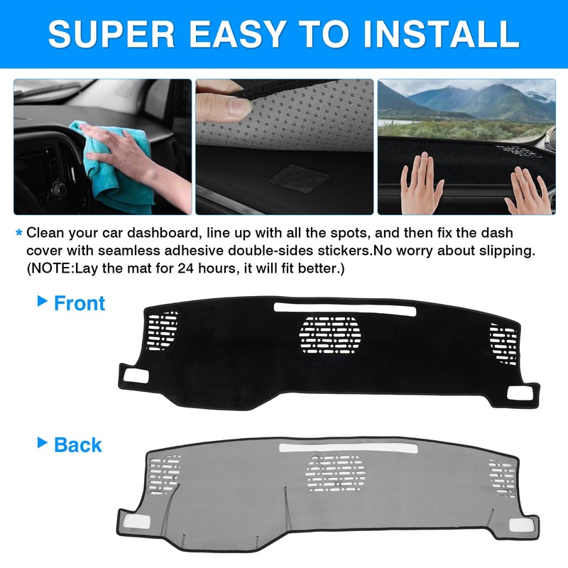 Autorder Dashboard Cover Mat for Toyota 4Runner 2025 2026 /
