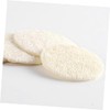 BIUDECO 10pcs Natural Loofah Facial Exfoliating Sponge for Deep Cleansing
