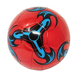 CUCUBA Match Ball Football Size 5 Made for Training (Colour: Red)