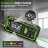 Huepar Dual Laser Measuring Tool, 656Ft Green-Beam Bilateral Digital Laser