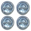 Pit Posse 11007-4 Four Cargo Trailer Recessed Rotating D Ring