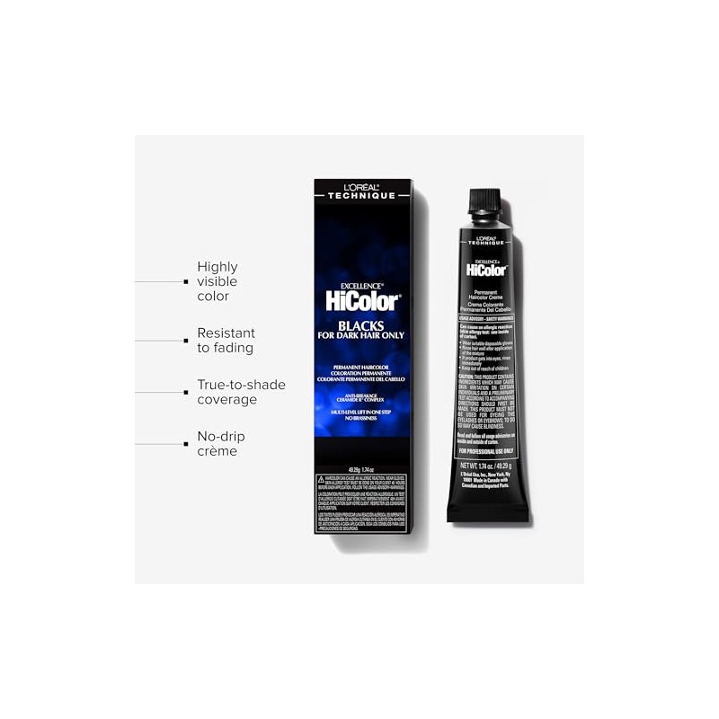 L'Oreal Paris Excellence Hicolor - Tinte permanente para el cabello,
