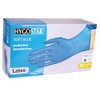 FRANZ MENSCH Hygostar Latex Gloves, Soft Blue, Powder-Free, Pack, Blue,