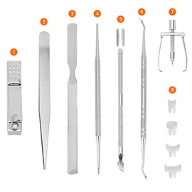 QWORK® Ingrown Toenail Correction Set 104 Pieces