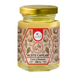Aceite Capilar - Brillo - Hidratación - Suavidad - Coco - Romero - Fácil de usar - 100% Natural - Para todo tipo de cabello -120g - GaTlali - Anticaíd