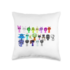 All Sprunky Girls | Wenda Pinki Raddy Vinera Throw Pillow