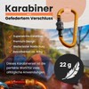 MyIdeaz Carabiner with spring-loaded gate, D shape carabiner set, 80