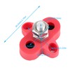 2Pcs Heavy Duty Terminal Stud Power Distribution Negative Post M8