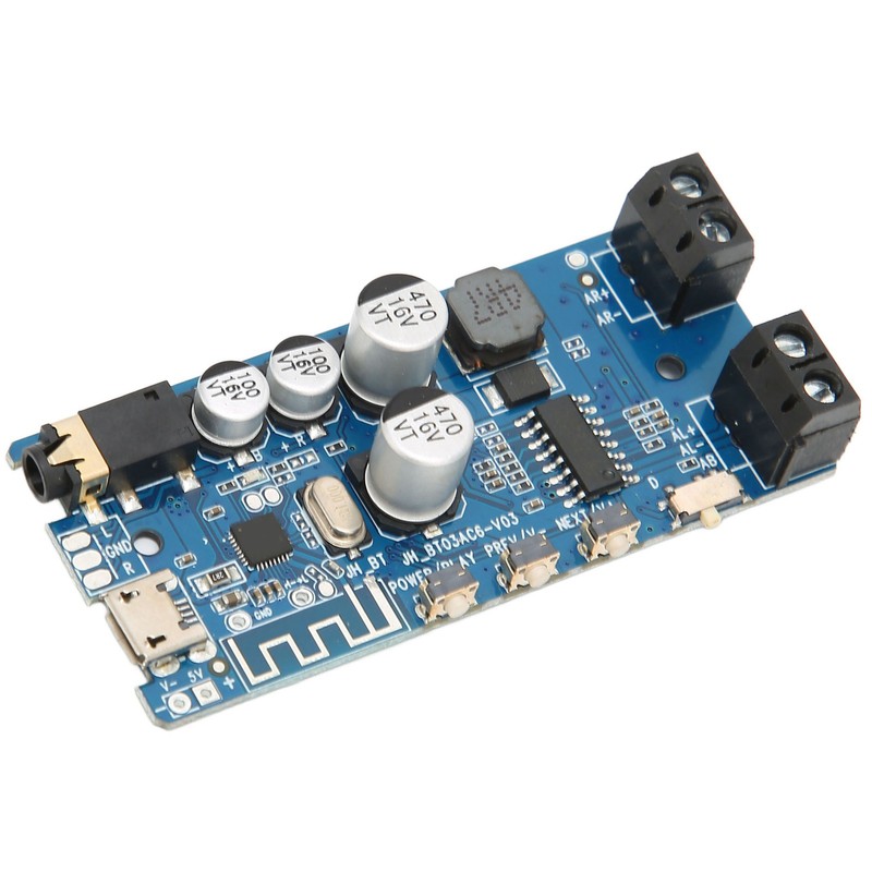 2 Channels Bluetooth 5.0 Stereo Power Amplifier Board Bluetooth Vocal