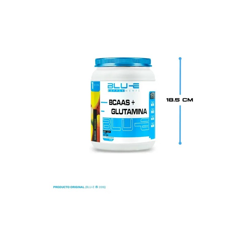Aminoácidos Bcaas + Glutamina Blu-e 1kg Varios Sabores