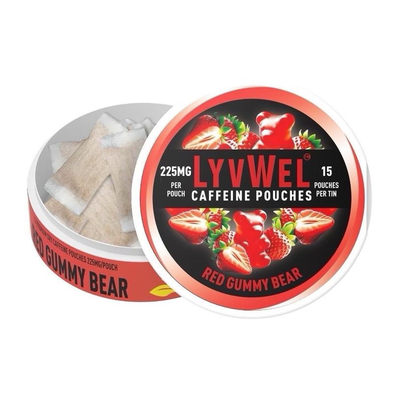 Lyvwel Caffeine Pouch - 225mg Caffeine Energy Drink Pack for