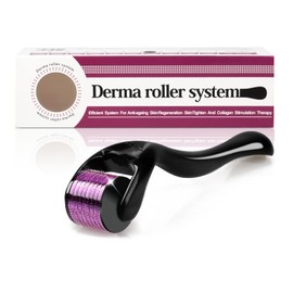 Derma Roller Needles 0.5 mm 540 Titanium Micro Needles for Face, Derma Roller Beard Hair and Scars Face Roller Derma Rolling Skin Roller for Home Use