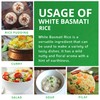 Organic Basmati Rice 10 LB Bag - Pure, Long, Premium