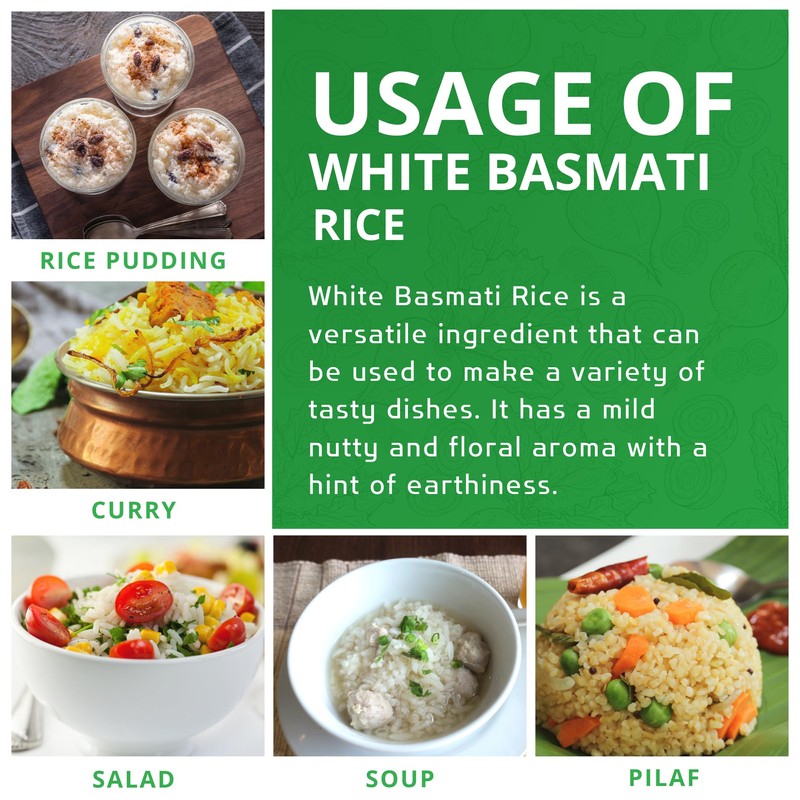 Organic Basmati Rice 10 LB Bag - Pure, Long, Premium