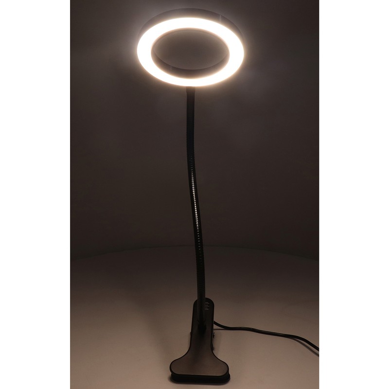 Clip On LED Ring Light 3 Color 10 Brightness Flexible