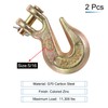 sourcing map 5/16" Clevis Grab Hook, G70 Carbon Steel Transport
