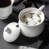 zeeooil Sugar Bowl with Lid and Spoon Set of 2