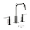 TimeArrow Chrome 8 Inch Widespread Bathroom Sink Faucet 3 Holes