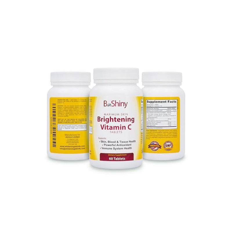 Vitamin C 1000mg Maximum Skin Brightening with Rose Hips and