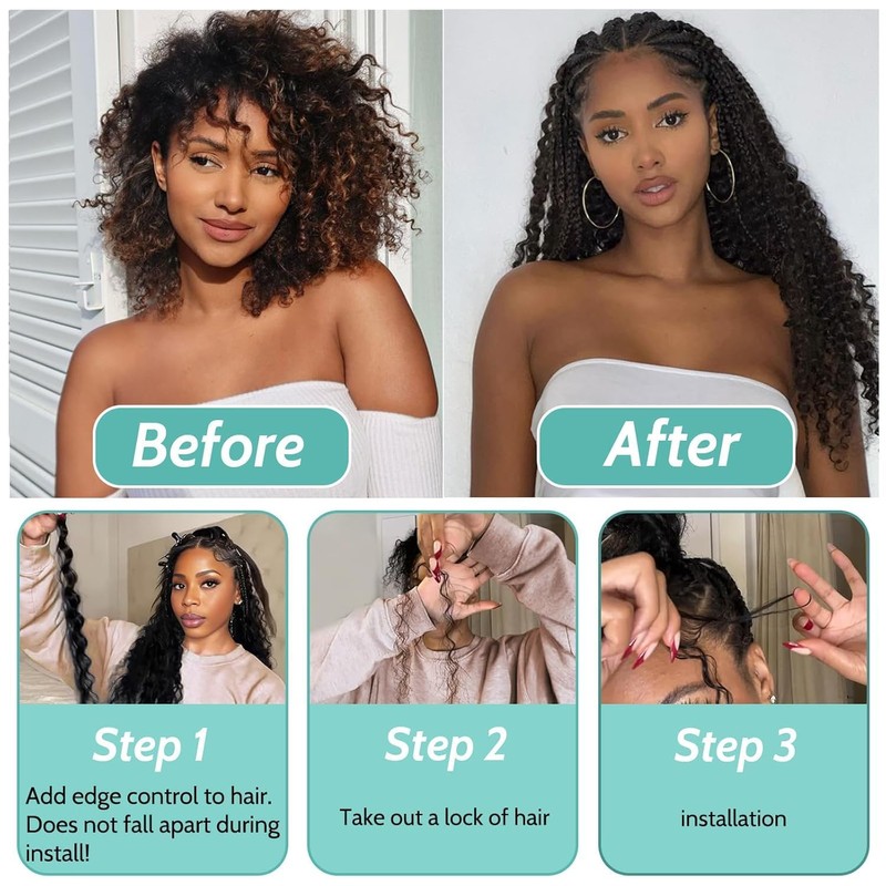 Human Braiding Hair for Boho Braids Human 110g 20 Inch