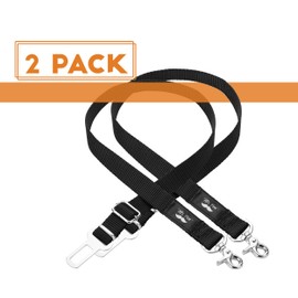 Mr. Pen- Adjustable Dog Seat Belt for Car, 2 Pack, Pet Safety Harness, Car Leash